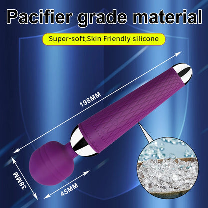 Powerful AV Vibrators for Women USB Recharge Magic Wand Massager Clitoris Stimulator Wellness Erotic Sex Toy Masturbator Product