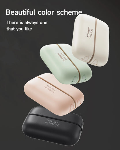 2-in-1 Magnetic Rechargeable Hand Warmers Electric Portable Handwarmers Long Lasting Safe Heating Warmer Pocket Heater