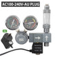 Aquarium CO2 Regulator Dual Meter Solenoid Valve Quick Plug Foam Recorder Control System Fish Tank CO2 Pressure Reducing Valve