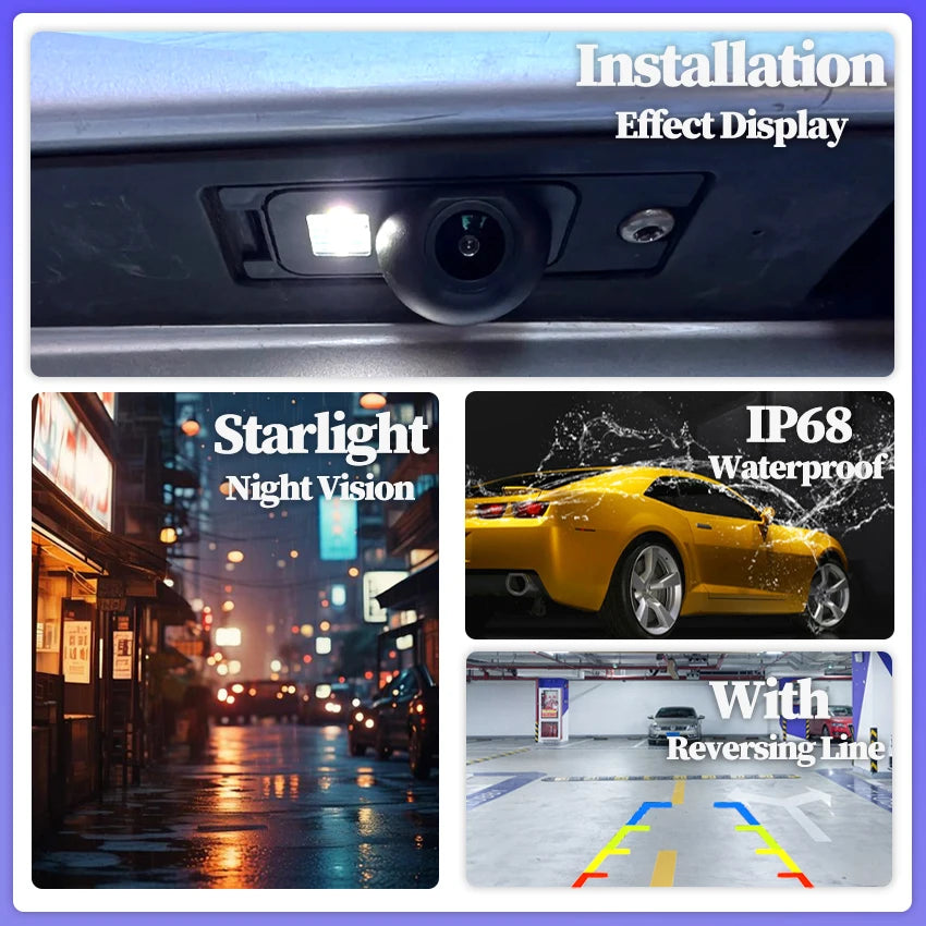 CCD Full HD Fisheye Rear View Camera For KIA Sorento R XM 2010 2011 2012 2013 2014 2015 Car Reverse Parking Monitor