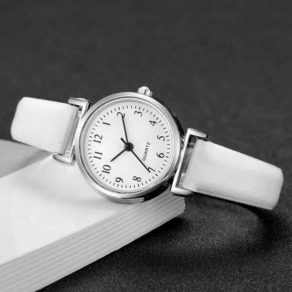 Fashion Small Dial Women Watches Simple Leather Band Analog Quartz Wristwatch for Ladies Clock Reloj Mujer（Without Box）