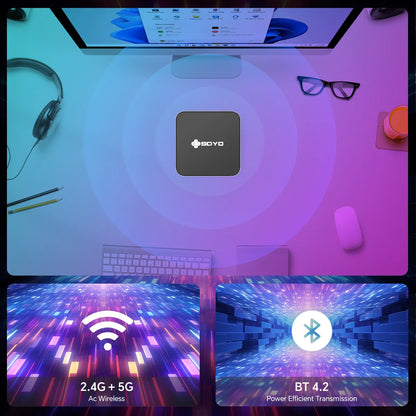 SOYO Mini PC Y5 PLUS Intel I7 4th Gen 4600U 8GB RAM 128GB ROM Windows 11 Pro WiFi BT4.2 Desktop Computer