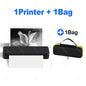 Mini Portable A4 Thermal Printer Bluetooth-compatible Photo PDF Printing Machine Folded Rolls Paper for Office Home Travel