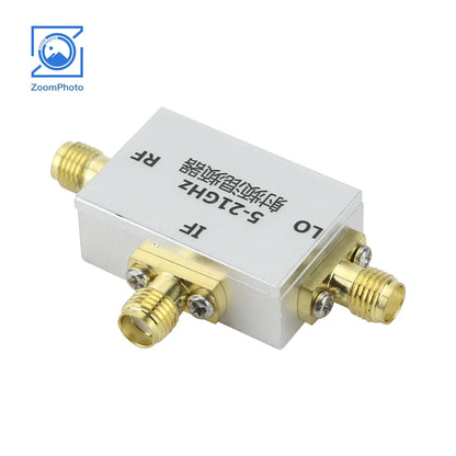 5-21GHz RF Frequency Mixer Up and Down Frequency Converter C/X/KU Band Mixer RF Accessory with SMA-K Connector