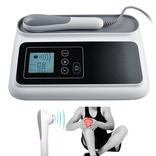 Ultragarsinės terapijos aparatas skausmo malšinimui raumenų ir sąnarių masažui be vaistų, ultragarsinis 1MHz fizioterapijos prietaisas, LCD ekranas