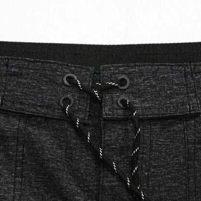 Black Men's Shorts Surf Swim Diving Stretch Water Sport Beach Boardshorts Quick drying Waterproof Breathable Male Swim Trunks