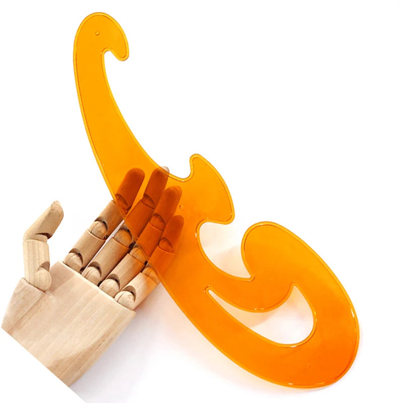 3pcs Curve Board 3-Piece Set Student Art Design Architecture Furniture Interior Manga Curve Ruler Drawing Tool