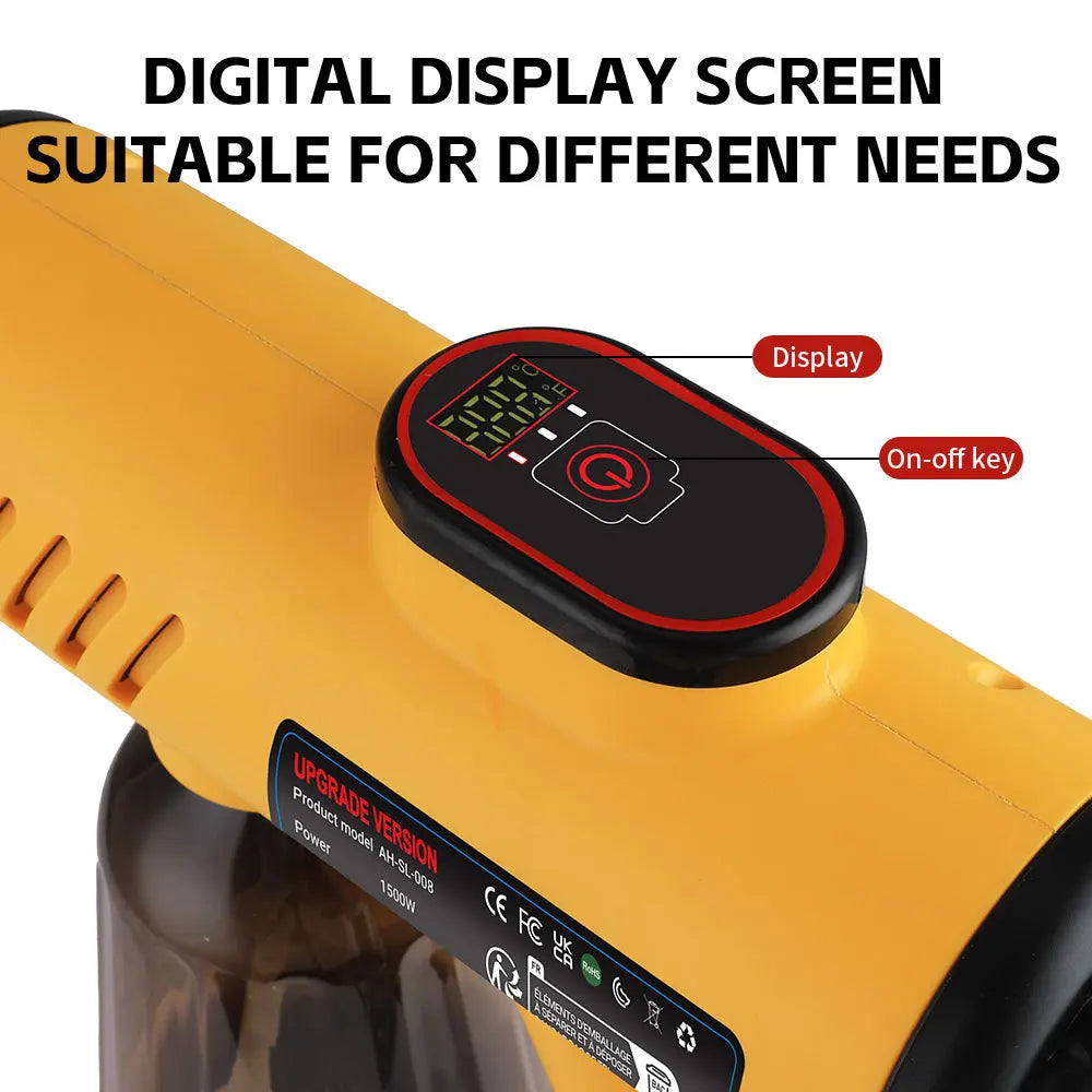Steam Cleaner, Pressurized Handheld Steam Cleaner for Home with 8pcs Accessories, Use Steamer for Cleaning