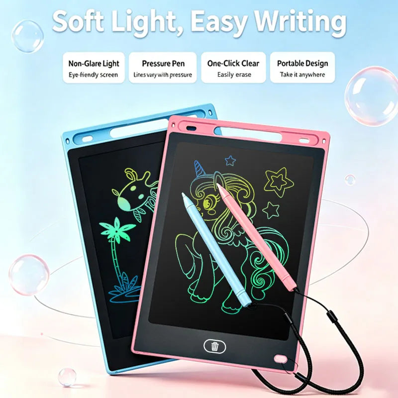8.5 Inch LCD Drawing Tablet Electronic Writing Board Handwriting Pads Portable Doodle Board  Travel Educational Toy Gift for Kid
