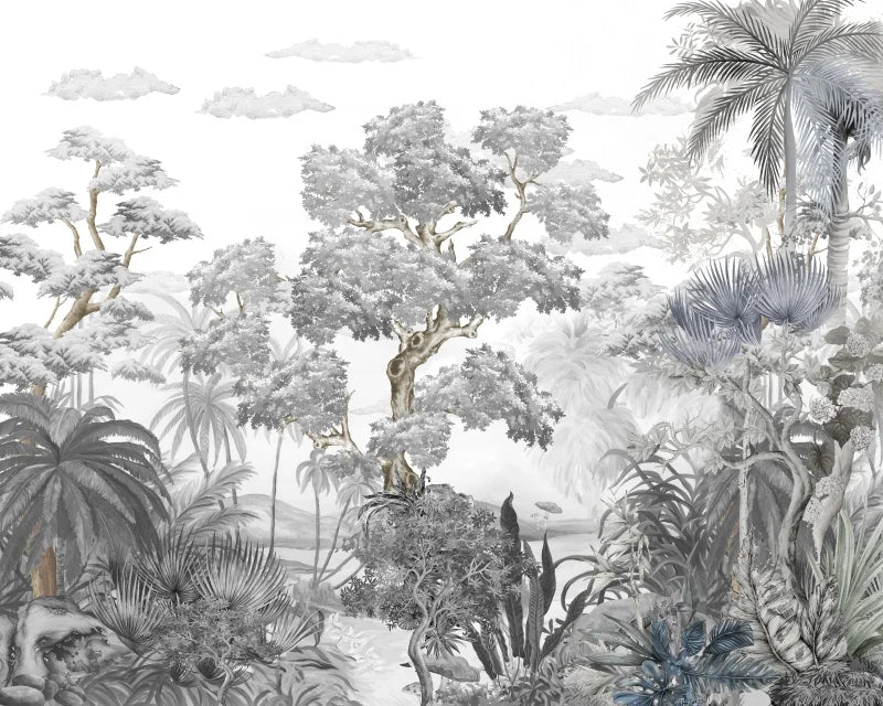 Custom European French Forest Landscape Wallpapers for Living Room Bedroom TV Background stickers 3D Wallpaper for Wall Painting