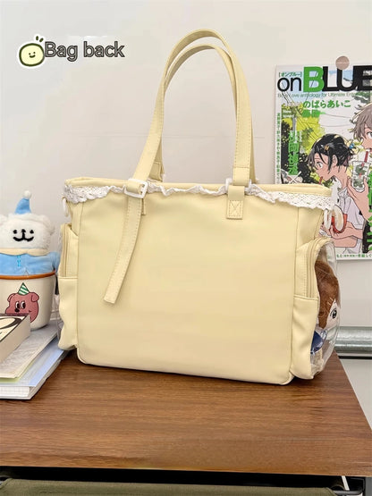 Ballet Girl Has A Large Appetite Itabag Japanese 2D Single Shoulder Cross Body Goods Bag Gift For Friends Only No Dolls No Card