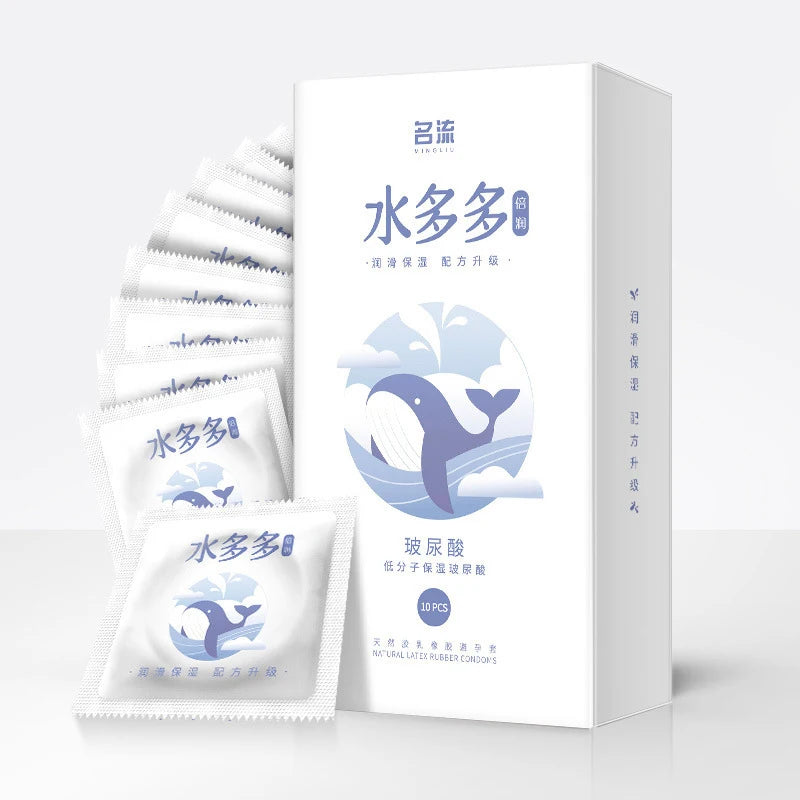 Condoms  Double Lubrication  - Natural Latex Sensational Sleeve for Enhanced Performance and Intimate Moments