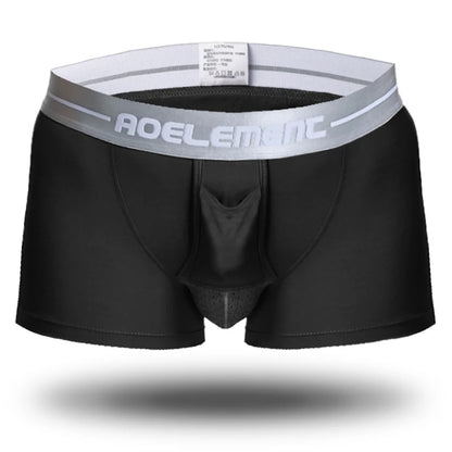 Bullet separate underwear Men's ventilated summer dry underpants Ice silk bag ice healthy boxers