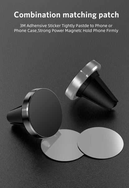 Magnetic Car Mobile Phone Holder Air Vent Clip Smart Phone Stand Mini Magnetic Car GPS Bracket For iPhone Huawei Xiaomi Realme