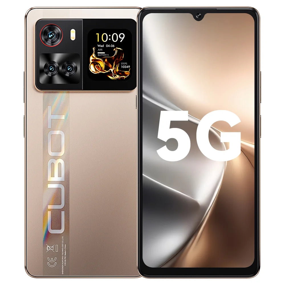 Smartphone 5G Cubot X100, Android 15, Dimensity 7025, 6nm, 2.5GHz,6.88-inch Screen,16GB(8+8),256GB, 64MP Camera, 5100mAh Battery