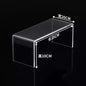 5mm Thick Acrylic Clear Storage Rack Desktop Display Cosmetics Storage Table Elevated Partition Board Toy Perfume Storage Rack