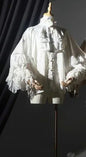 Japanese Kawaii Cute Lolita Blouse Women Vintage Lantern Sleeve Shirt Summer Y2k Aesthetic Lace Patchwork Top JK Loose Blusas