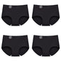 Falllsweet 4Pcs/Set Seamless Silk Briefs For Women Mulberry Silk Panties Comfortable Underpants Soft Lightweight Underwear M-2XL