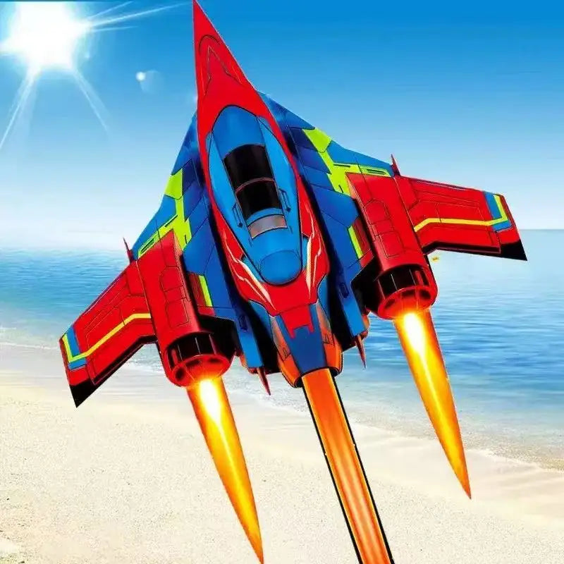 Aircraft kite flying adults kites bomber kite nylon fabric reel fighter kite outdoor play kite air plane kites airplane kite koi