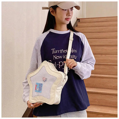 Cute Kawaii Ita Bag Original Anime Five Pointed Star Two-dimensional Crossbody Street Fashion Ulzzang Shoulder For Girls 2025