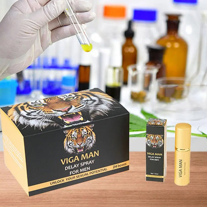VIGA MAN 10ml Male Stamina Control Spray Anti Premature Ejaculation Long Lasting Portable Gentle External Care For Men