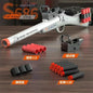 S686 Throwing Shell Toy Gun Soft Bullet Airsoft Launcher Outdoor Sports CS Game Fun Pistol Toy Gift for Boys