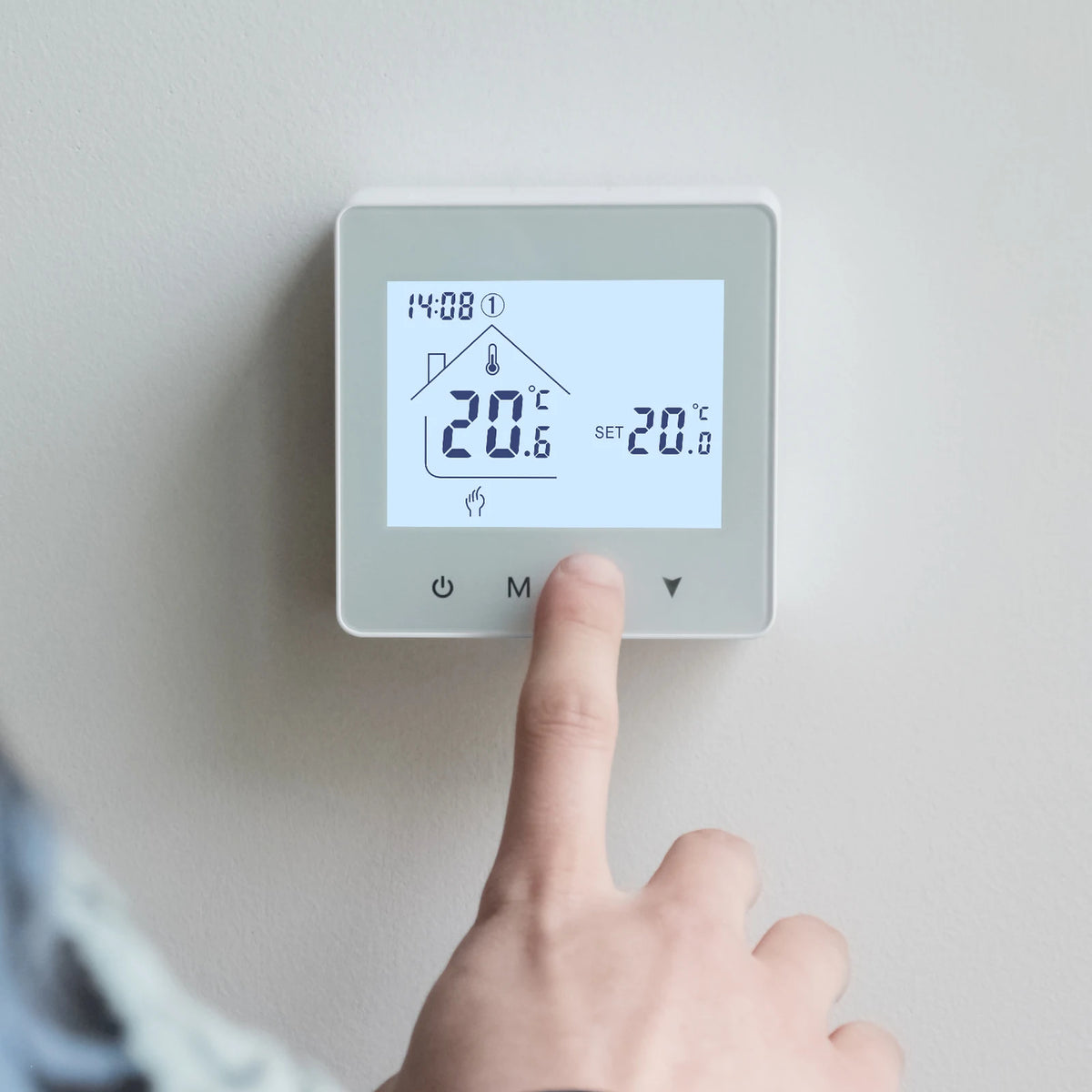 Beok Wireless Thermostat Controller Heating Wifi Smart Home 8-Channel Heating System for Gas Boiler Water Floor Actuator