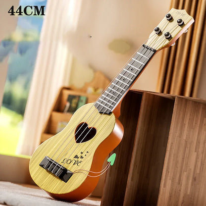 Children Ukulele Musical Toys 4 Strings Small Guitar Montessori Education Instruments Music Toy Learning 3 To 6 Years Boys Gift