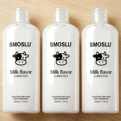 SMOSLU Creamy Milk Scent Water-based Lubricant – Silky Long-Lasting Lubrication for Vaginal & Anal Play – Gentle
