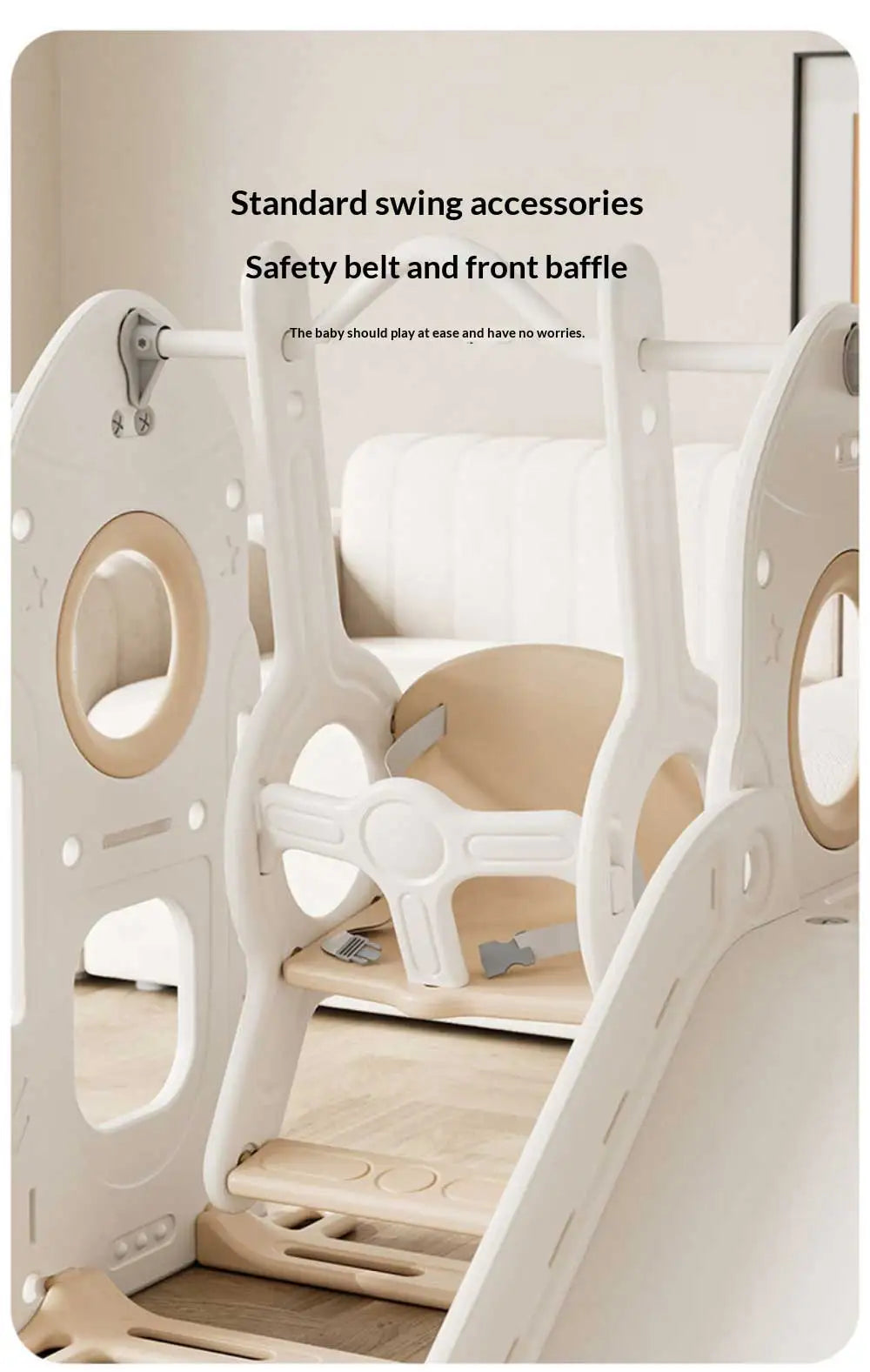 Fun Play Equipment for Children Multifunctional Kids Indoor Slide Swing Set Baby Small Home Amusement Park Playground Toy