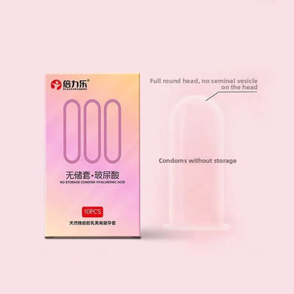 Non-Reservoir Condoms 000 Ultra Thin Hyaluronic Acid Lubricated Safety Condoms Adult Family Planning Products 18+