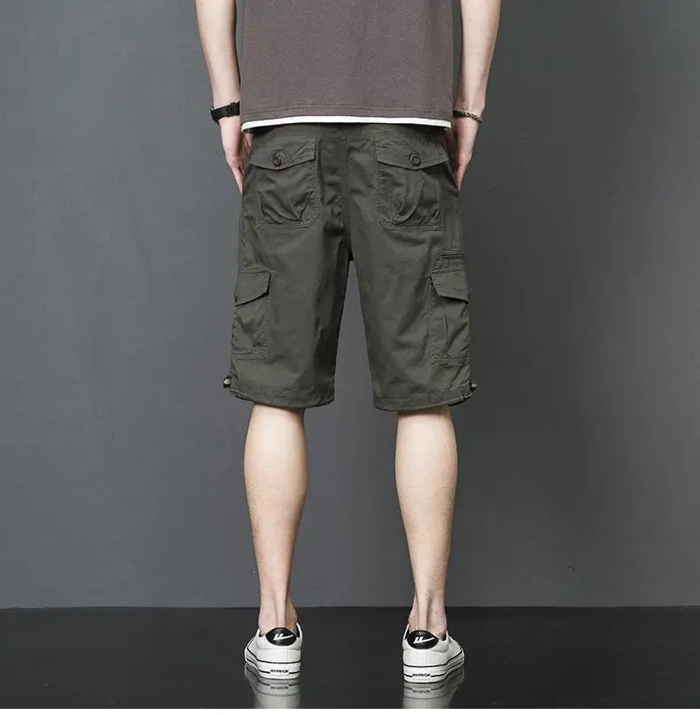 Men's Summer Military Camouflage Shorts Casual Cotton Camo Loose Cargo Shorts Male Bermuda Camuflada Plus Size 5XL