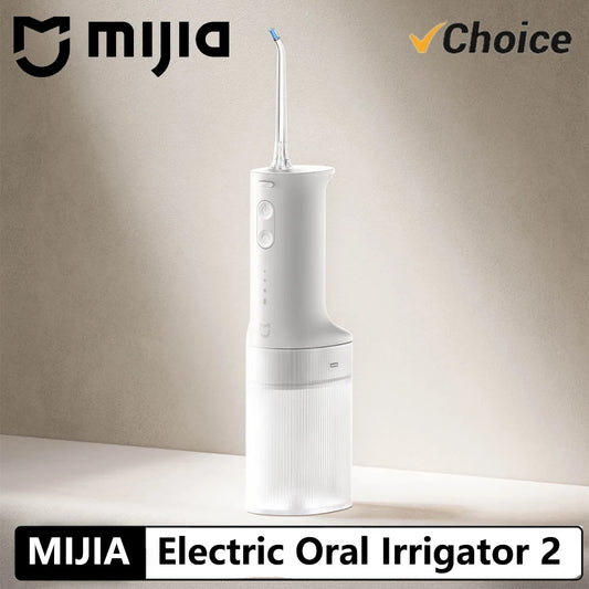 XIAOMI MIJIA MEO705 nešiojamas burnos irigatorius dantų balinimo irigatorius dantų valiklis „Waterpulse“ vandens siūlas dantims