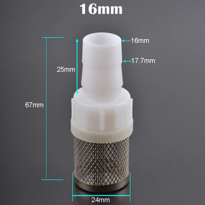 4~20mm Hose Filter Car Wash Tube Garden Irrigation Aquarium Filter Strainer Stainless Steel Mesh Filter