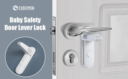 Dropshipping 1PC Door Lever Lock, Baby Proofing Door Handle Lock,Childproofing Door Knob Lock Easy to Install and Use