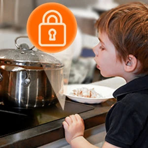 KICHPOWER 30cm 2 plates 1-99 Min Timer Touch Control 3300W Induction Hob