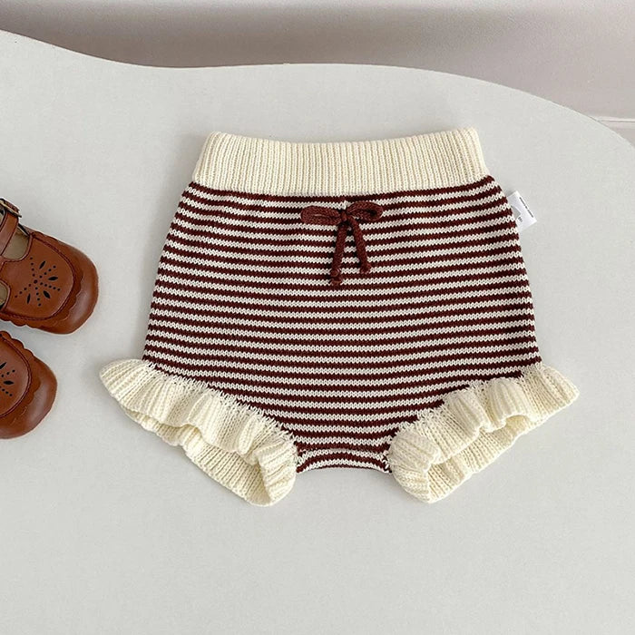 2025 New Autumn Toddler Baby Girl Clothes Set 0-3Yrs Infant Baby Girls Clothing Suit Long Sleeved Cardigan Sweater+PP Shorts