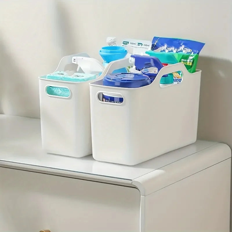 1pc Contemporary Rectangular Soft Storage Bins - Multipurpose Kitchen Sink Organization
