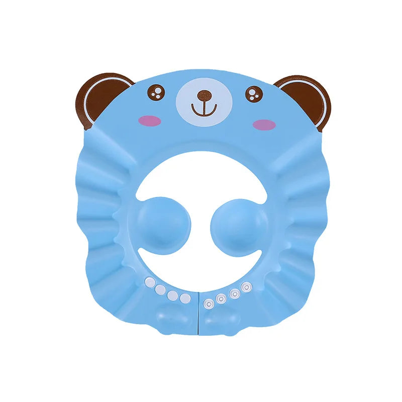 Children Shower Shampoos Hat Soft Adjustable Waterproof Wash Hair Hat for Kids Ear and Eye Safe Protection Baby Shampoo Cap