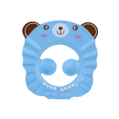 Children Shower Shampoos Hat Soft Adjustable Waterproof Wash Hair Hat for Kids Ear and Eye Safe Protection Baby Shampoo Cap
