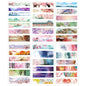 6pcs Leaf Flower Stickers Japanese Accessories for Kids Dessert Diary Decorating Pretty Stationery Feather Decoration Supplies