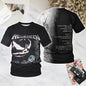 Classic Rock Helloween T-shirts Male 3D Print Men Women Hip Hop Trend Short Sleeve TShirt Street Loose Parent-child Short Sleev