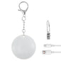 1/2/4Pcs Handbag Night Light Heart-Shape Purse Light LED Automatic Sensor Rechargeable Touch Wallet Tote Bag Mini Light Keychain