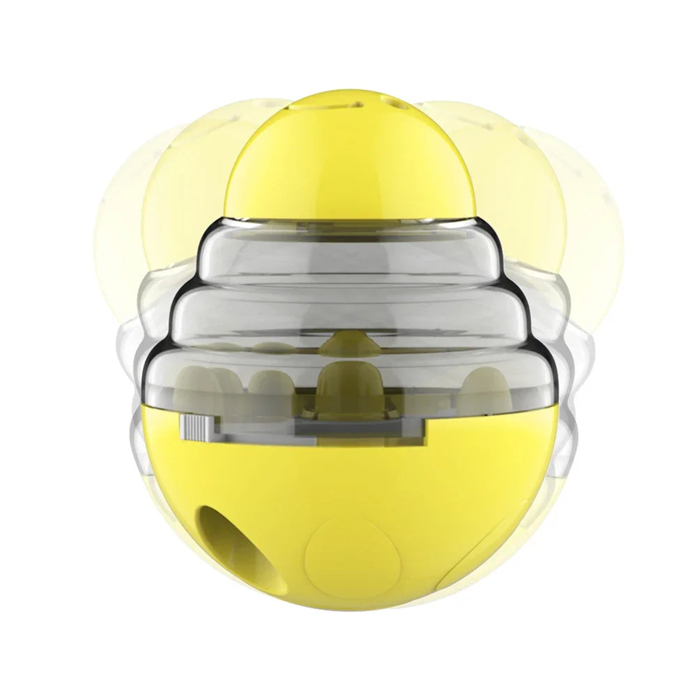 Dog Toy Treat Dispenser For Small Big Dogs Interactive Shaking Leakage Food Container Increases IQ Tumbler Pet Track Rolling Toy