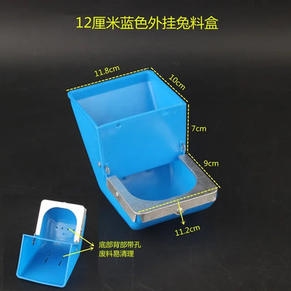 5PCS Rabbit Cage Special 13.5cm Bucket Box Three-sided Planer Rabbit Box Farm Animal Supplies