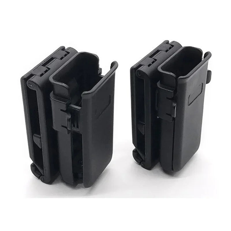 Tactical Adjustable Universal Fast Mag Pouch Single Modular Polymer Universal 9mm.40.45 Magazine Pouch