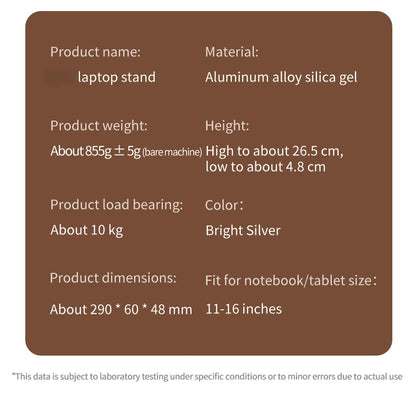 Foldable Laptop Stand 360°Rotation Notebook Table Aluminum Alloy Holder Portable Book Tablet Bracket with Heat Dissipation