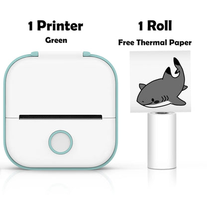 Phomemo Self-adhesive Sticker Paper for T02/M02X Portable Printer Thermam Paper Label Sticky DIY Photo Text Study Notes Printing
