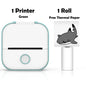 Phomemo Self-adhesive Sticker Paper for T02/M02X Portable Printer Thermam Paper Label Sticky DIY Photo Text Study Notes Printing