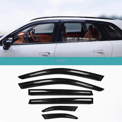 Car Style Side Window Wind Deflector Vent Visor Sun Rain Guard Shelter Weather Shield Cover Accessories For Leapmotor C10 2024 +